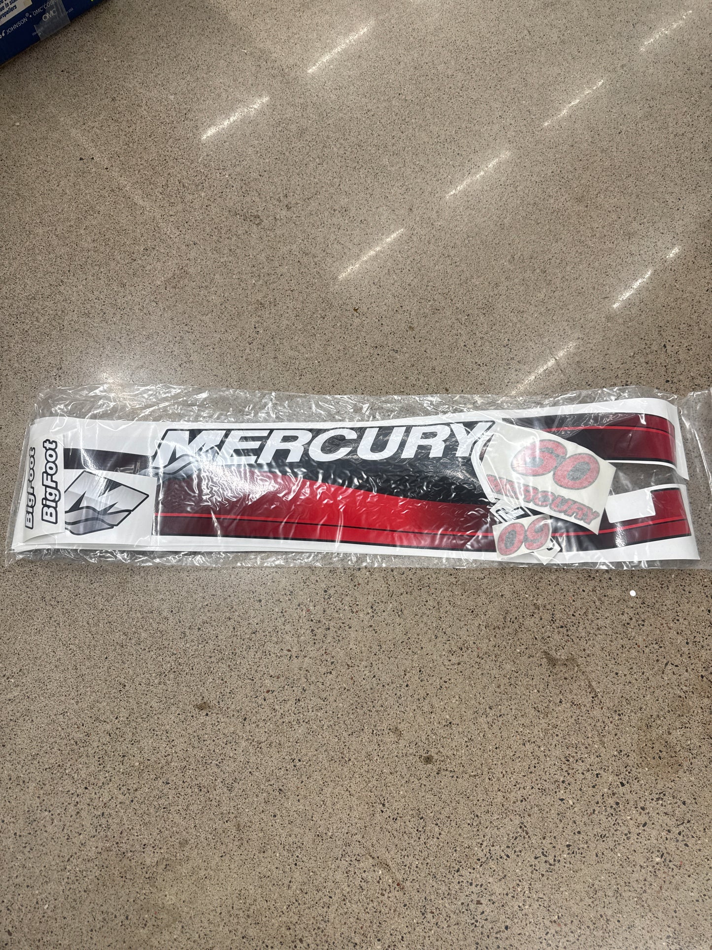 Motordekaler mercury 60hk tvåtakt