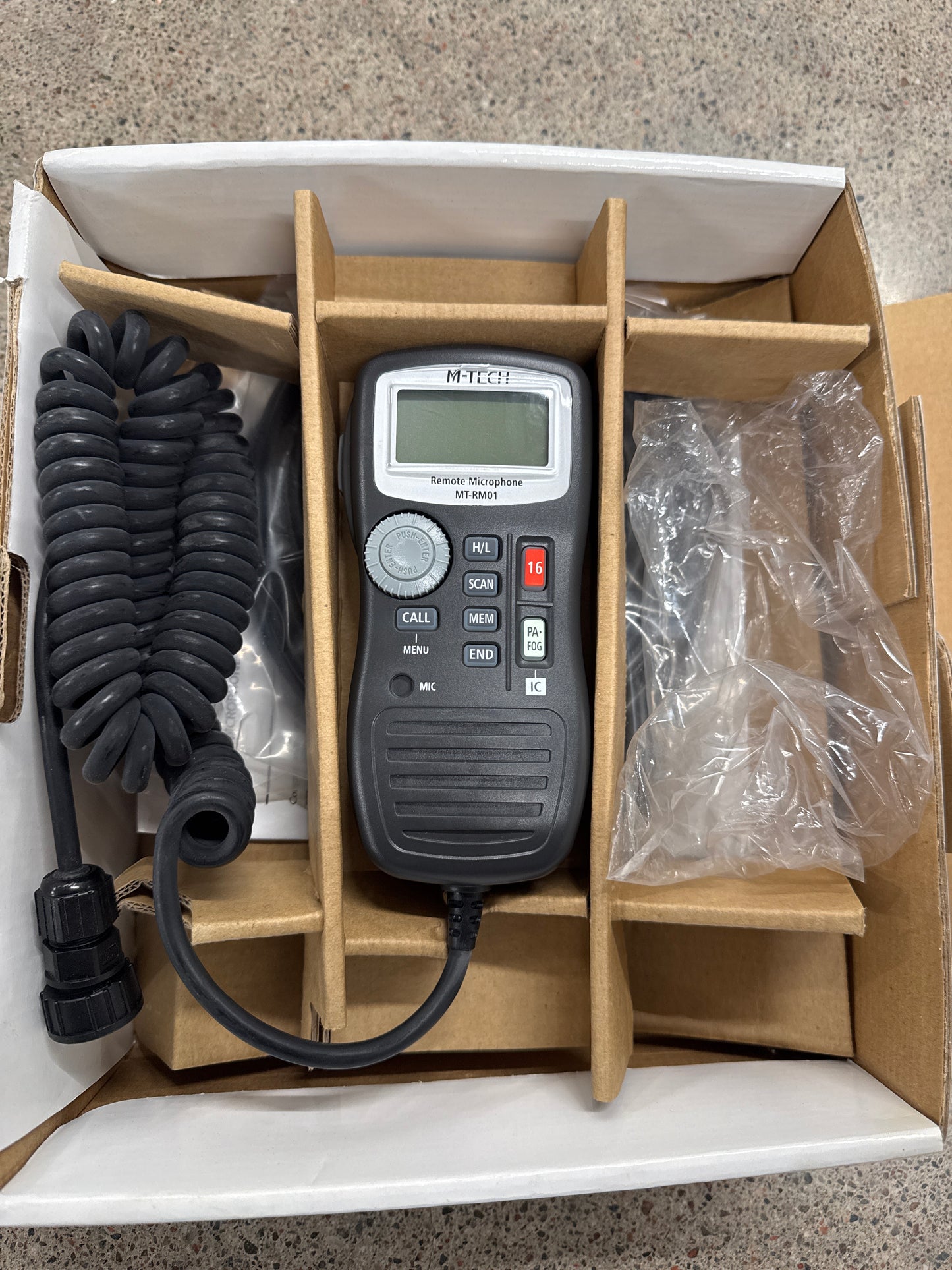 Vhf handenhet (ny) mt-rm01