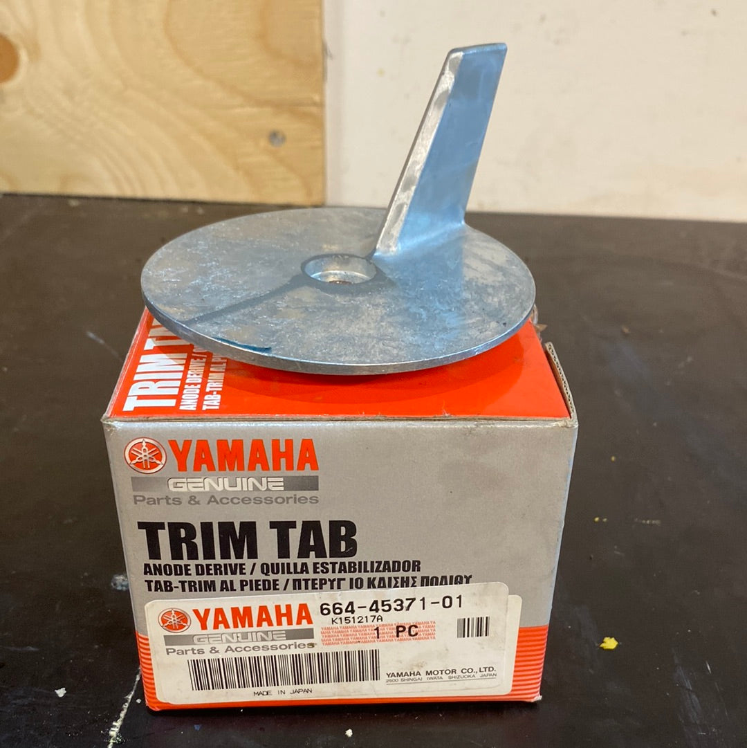 Yamaha trim-tab anod