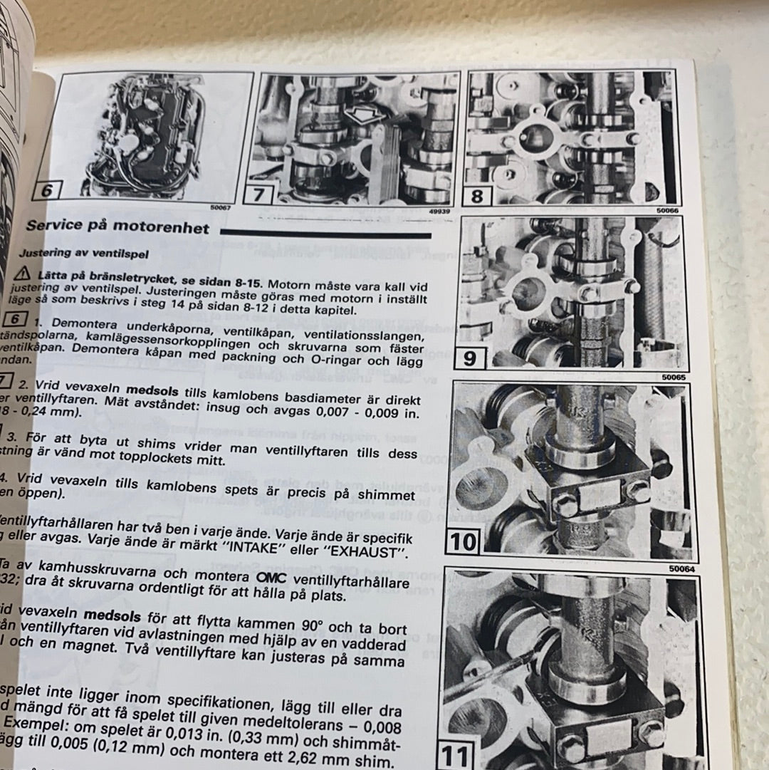 Omc Verkstadshandbok 40-50hk