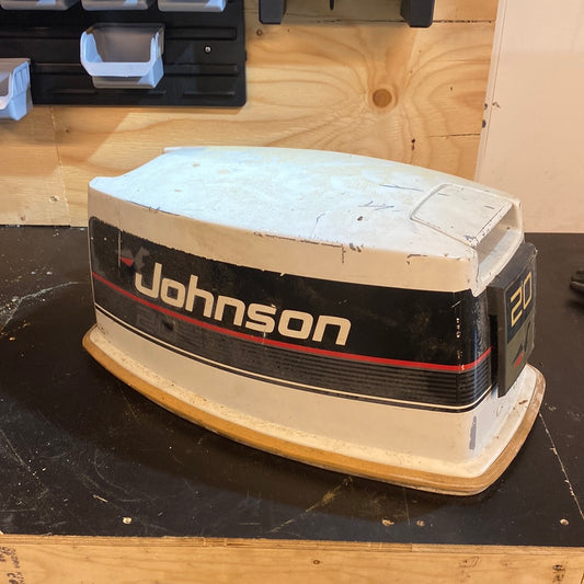 Johnson motorkåpa 20hk