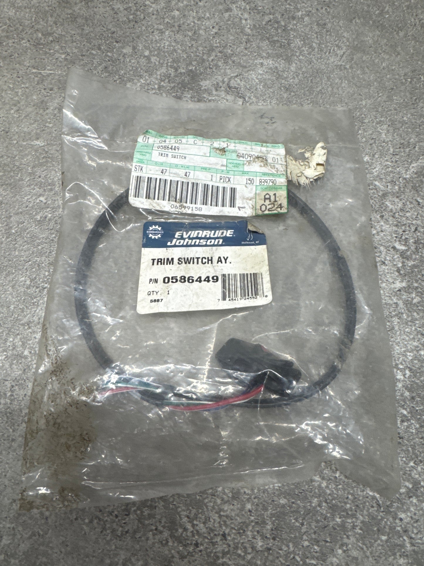 Omc Trim/tiltknapp 0586449