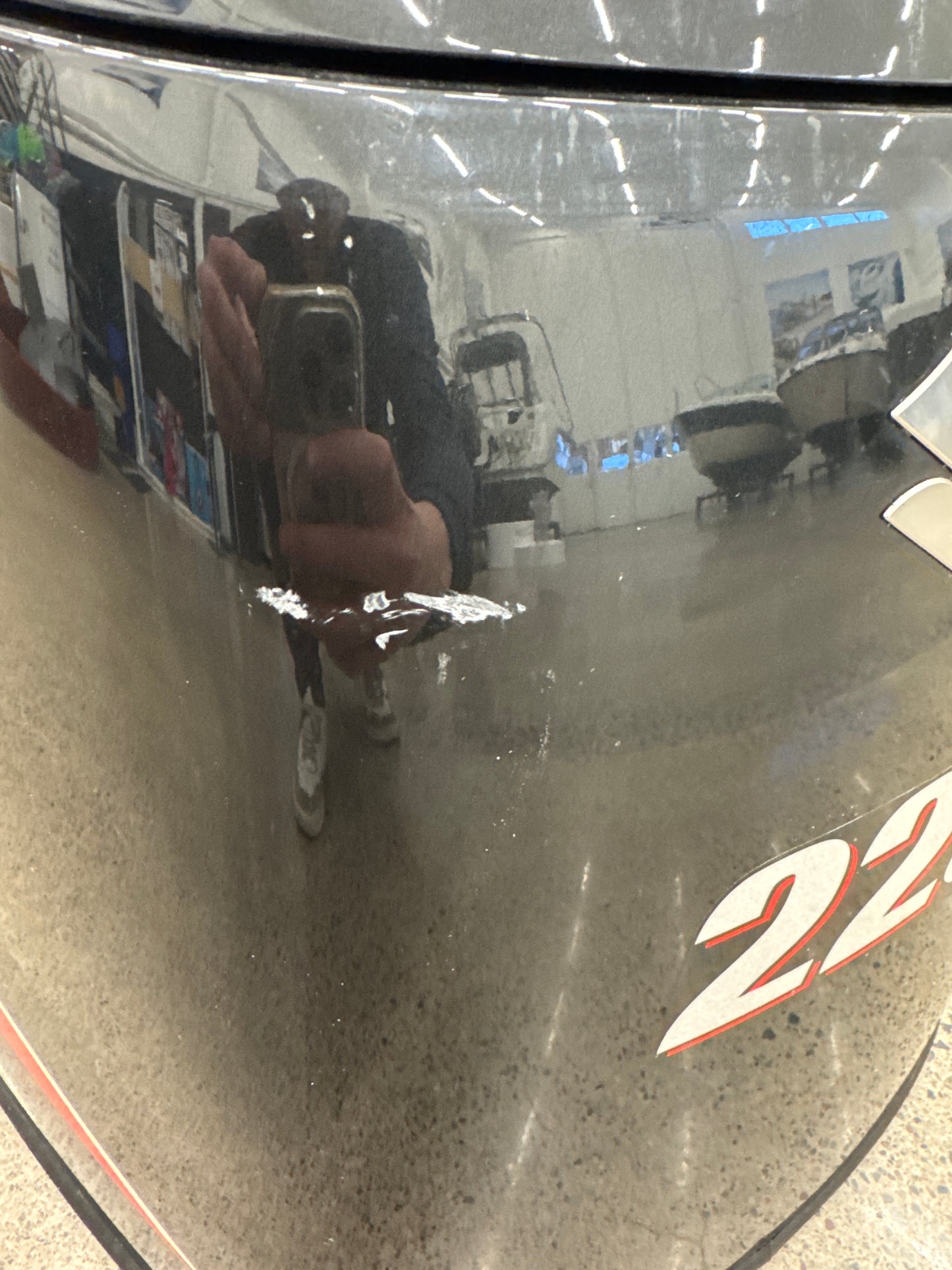 Suzuki motorkåpa 225hk