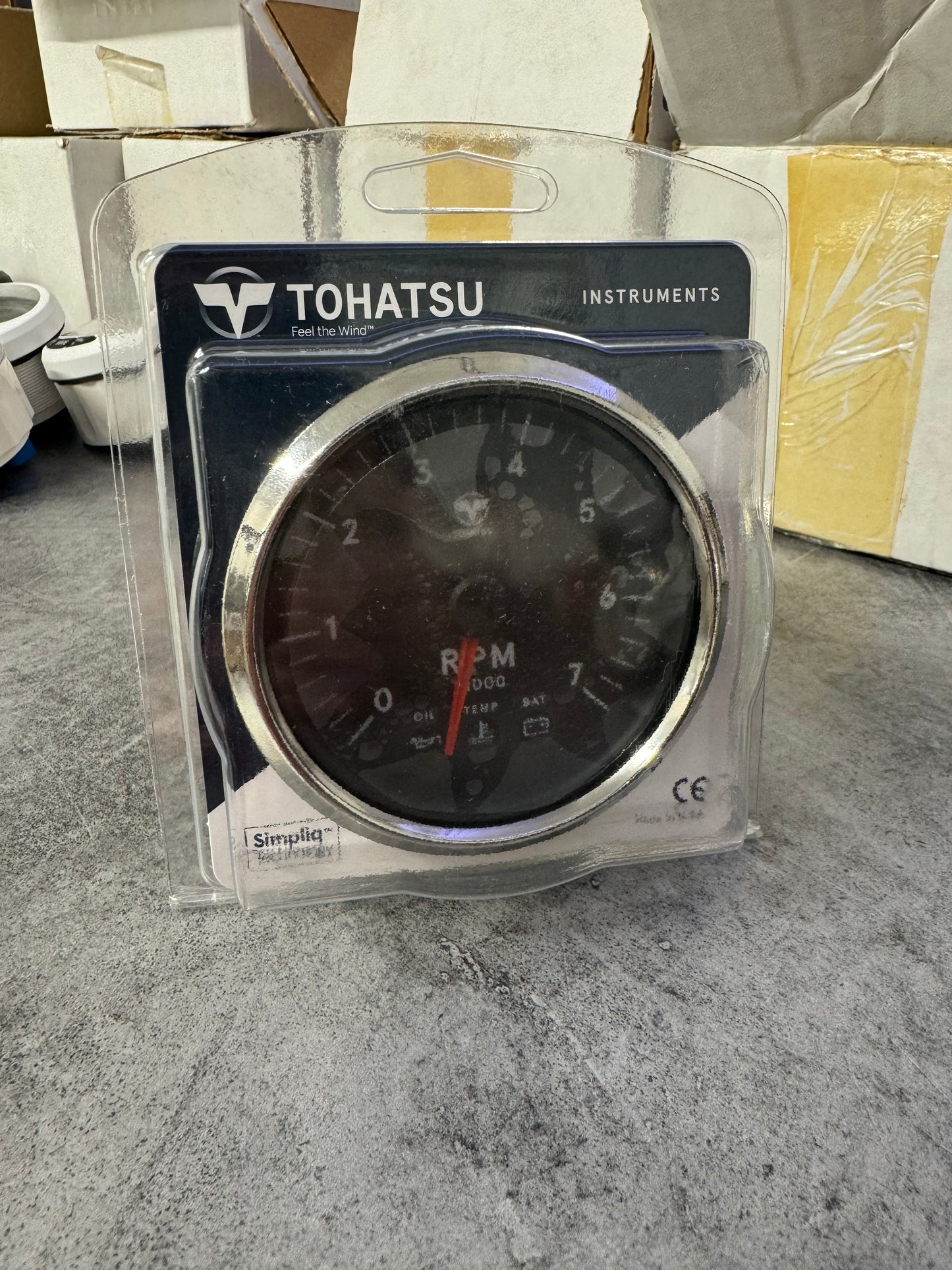 Tohatsu varvräknare 0-7000rpm