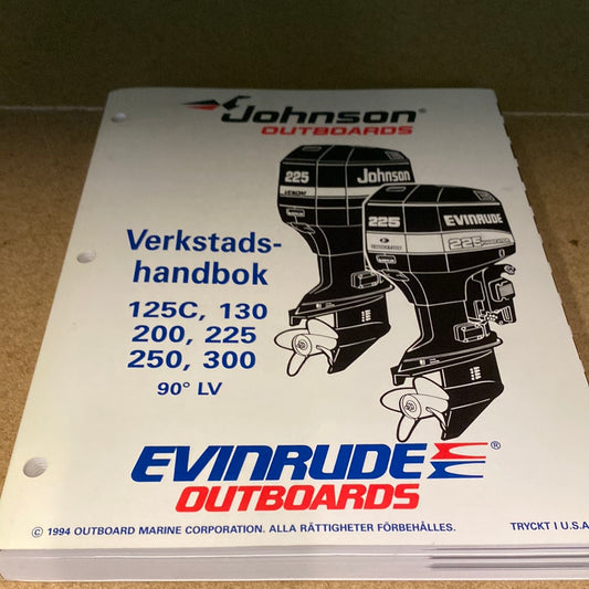 Omc Verkstadshandbok 125-300hk