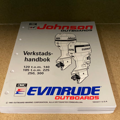 Omc Verkstadshandbok 120-300hk