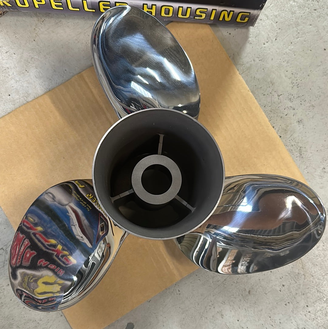 Rostfri propeller 14 1/4*19