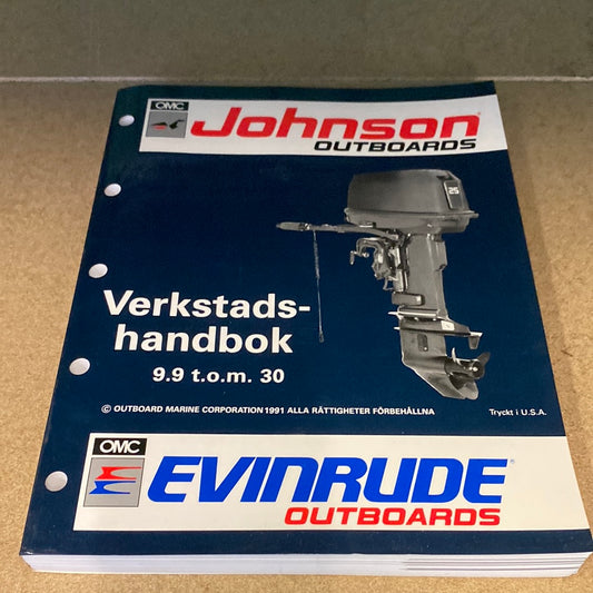 Omc Verkstadshandbok 9.9-30hk