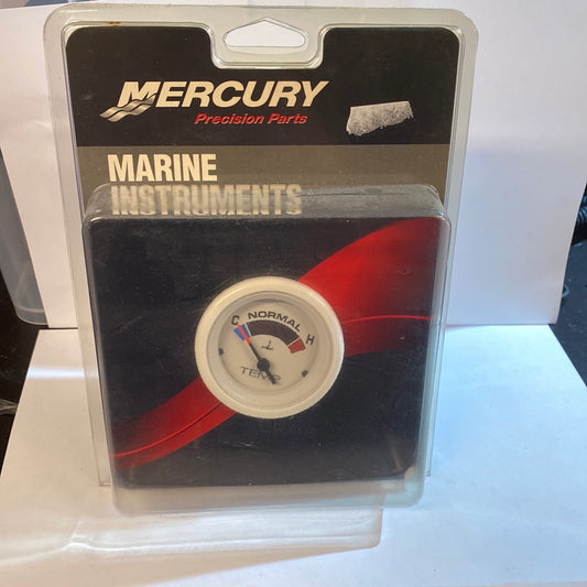 Mercury tempmätare (vit)