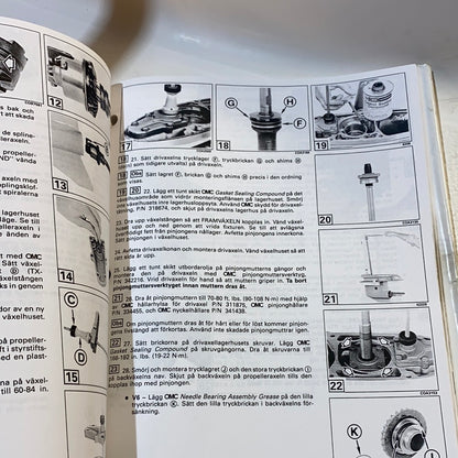 Omc Verkstadshandbok 90-115hk