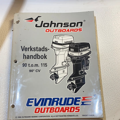 Omc Verkstadshandbok 90-115hk