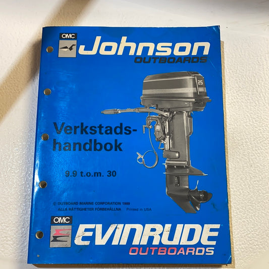 Omc Verkstadshandbok 9.9-30hk