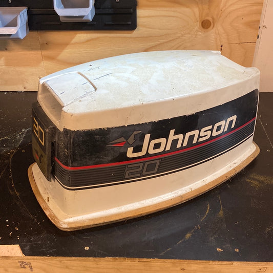 Johnson motorkåpa 20hk