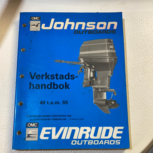 Omc Verkstadshandbok 40-55hk