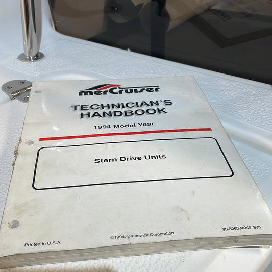 Mercury/mercruiser verkstadshandbok drev 1994