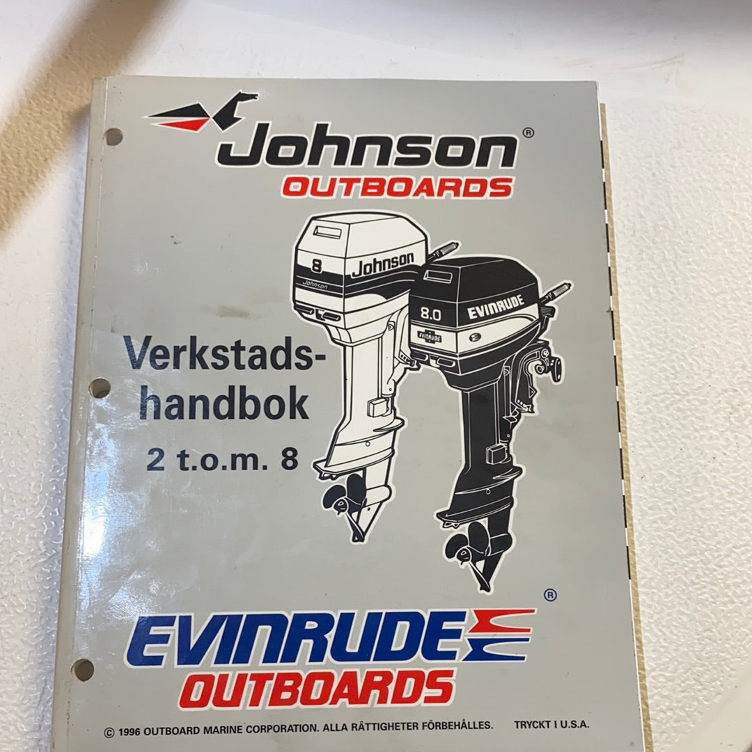 Omc Verkstadshandbok 2-8hk